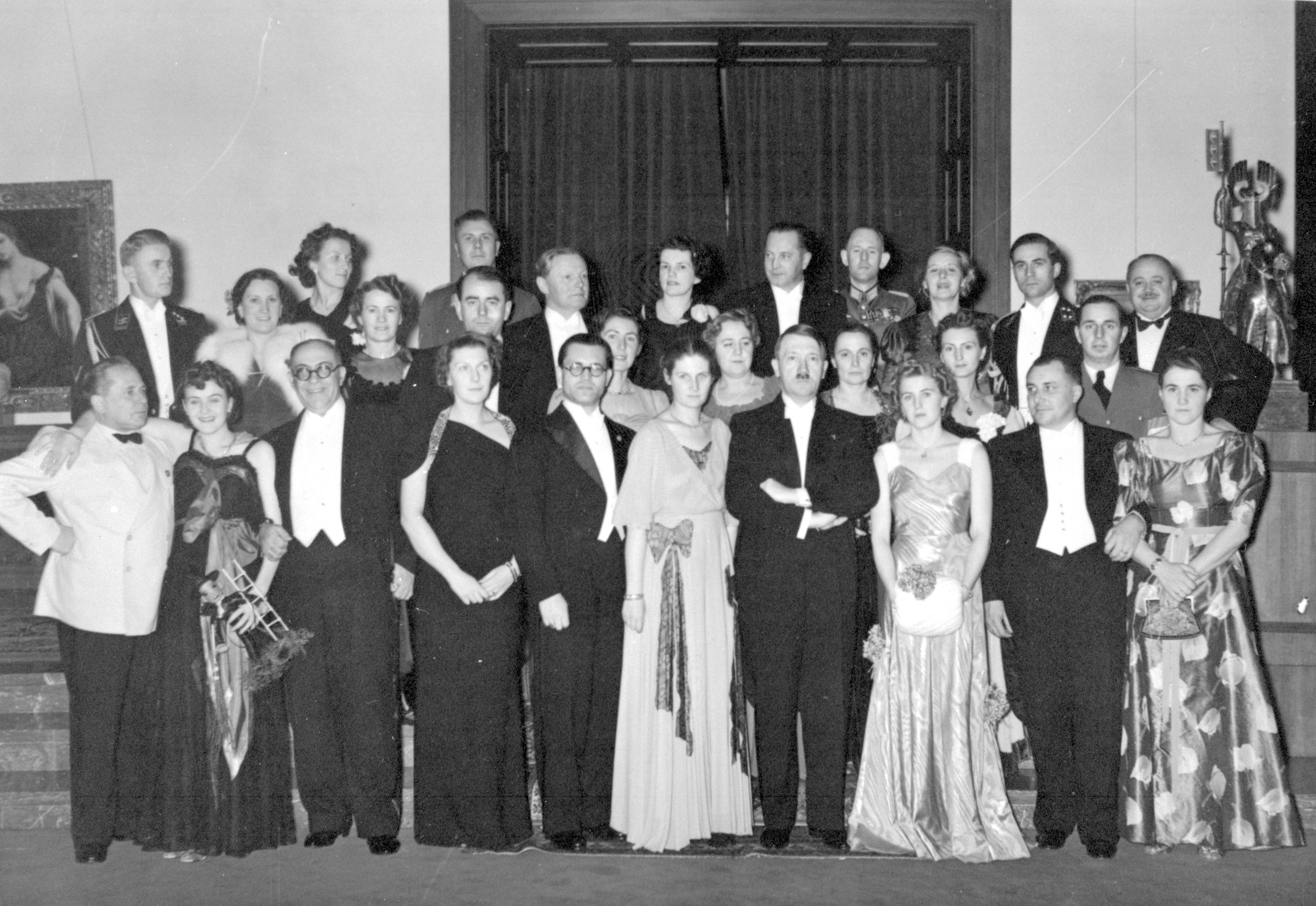 Adolf Hitler and his entourage celebrate New Year 1939 in the Berghof, from Eva Braun's albums Adolf Hitler and his entourage celebrate New Year 1939 in the Berghof, from Eva Braun's albums